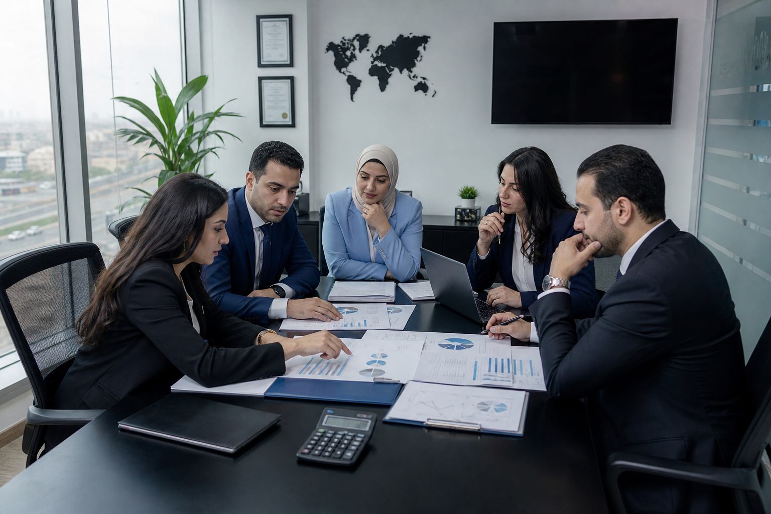 اجتماع استشاري مع رائد أعمال مصري